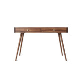 ONIJA  heesham Wooden Finish Study Table for Students Laptop Office Desk Workstation Writing Tables Natural Finish (2 Drawer)